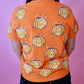 Disco Pumpkin Sequin Top