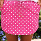 Pink Polka Dot Skort