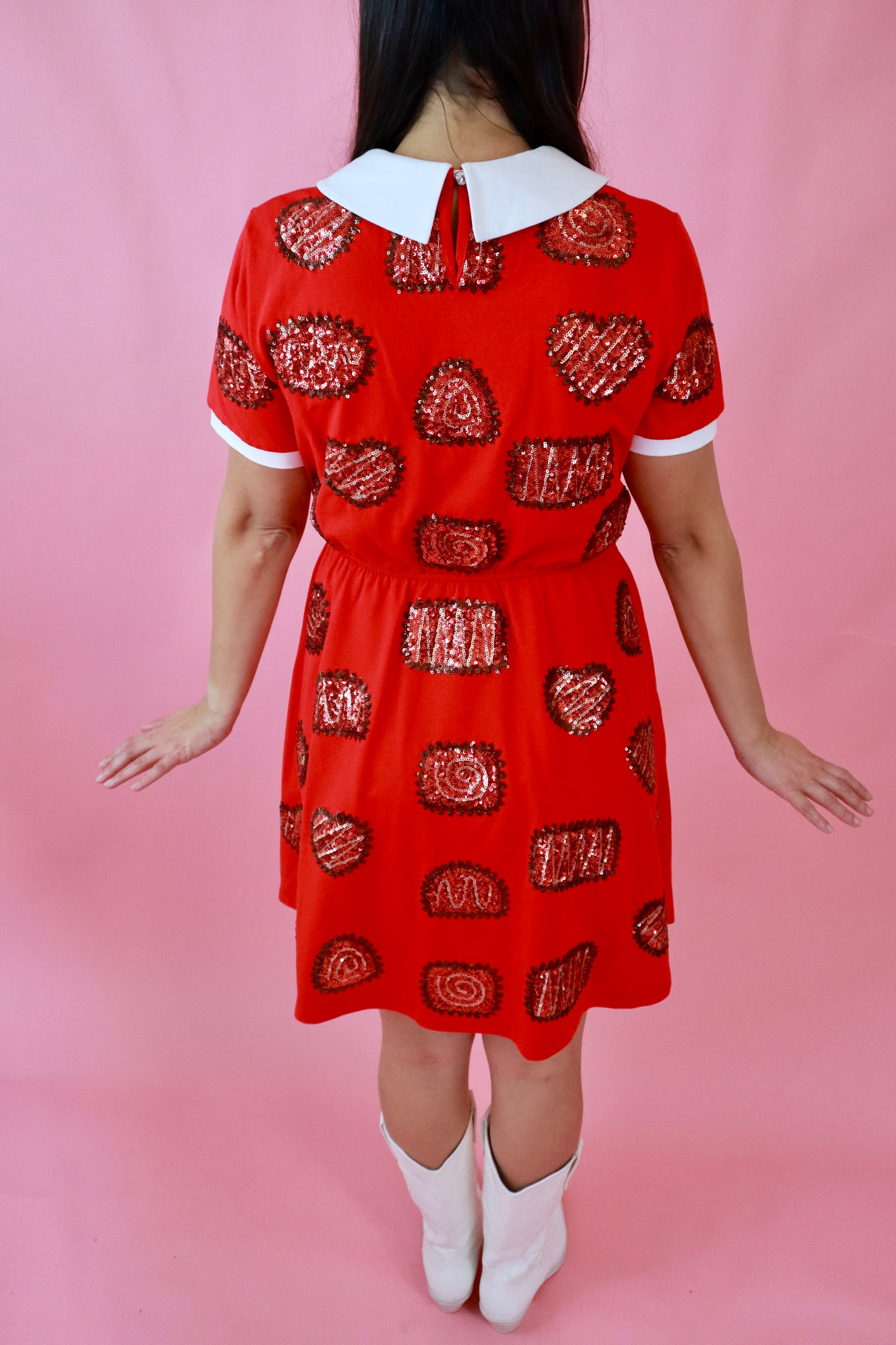 Sequin Box of Chocolates Dress