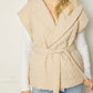 Beige Heart Puff Vest