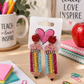 Glitter Colorful Pencil Earrings