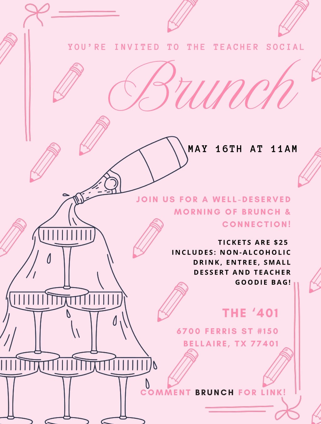 The Teacher Social Brunch Ticket