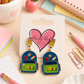 Backpack Earrings