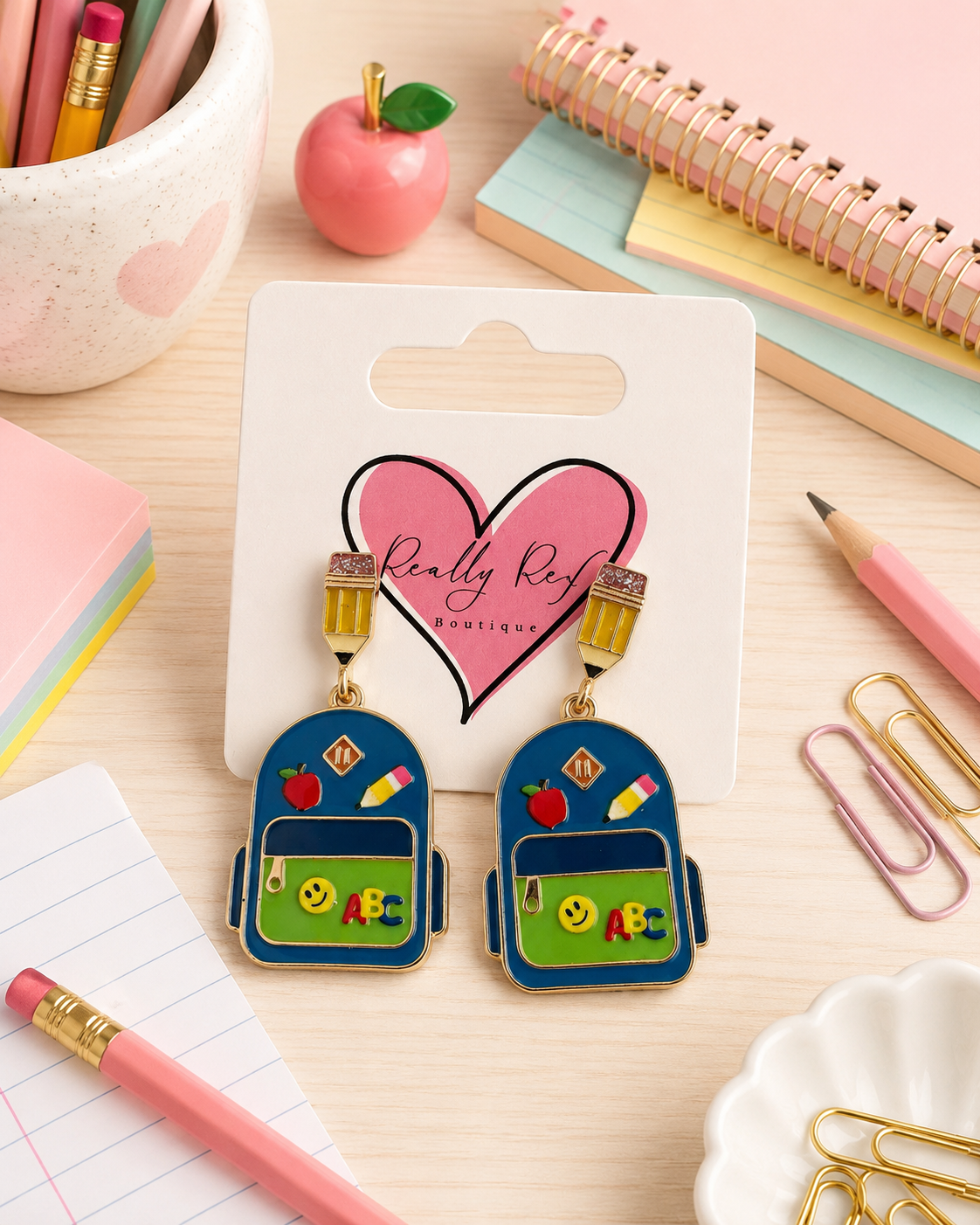 Backpack Earrings