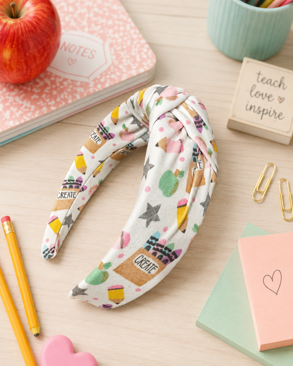 Crayon and Pencil Headband