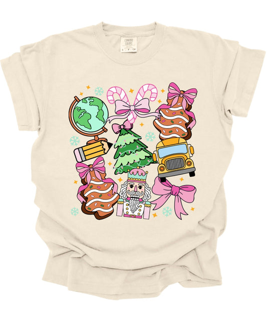 Christmas Icon Teacher Tshirt