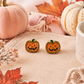 Jack-O-Lantern Stud Earrings