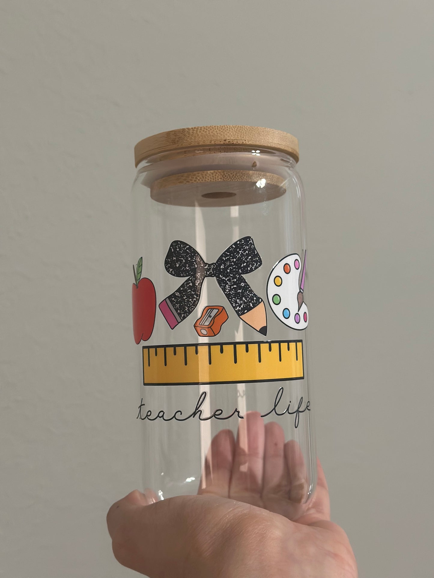 Teacher Life Libby Glass Cup