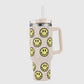 Iridescent Smiley Face Tumbler