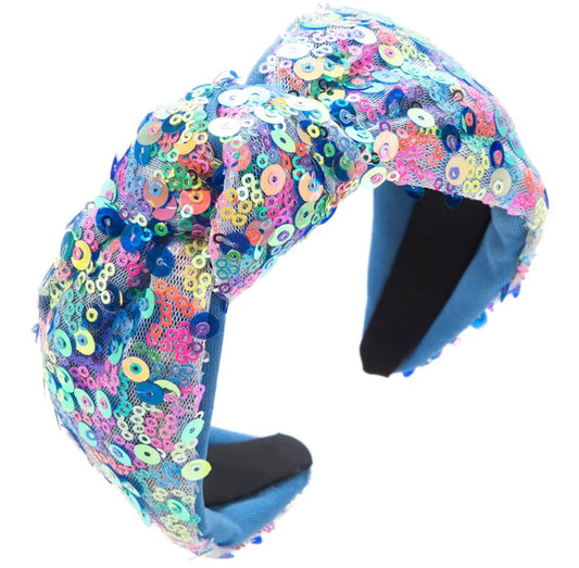 Sequin Knot Headband