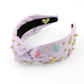 Shiny Purple Dinosaur Jeweled Headband