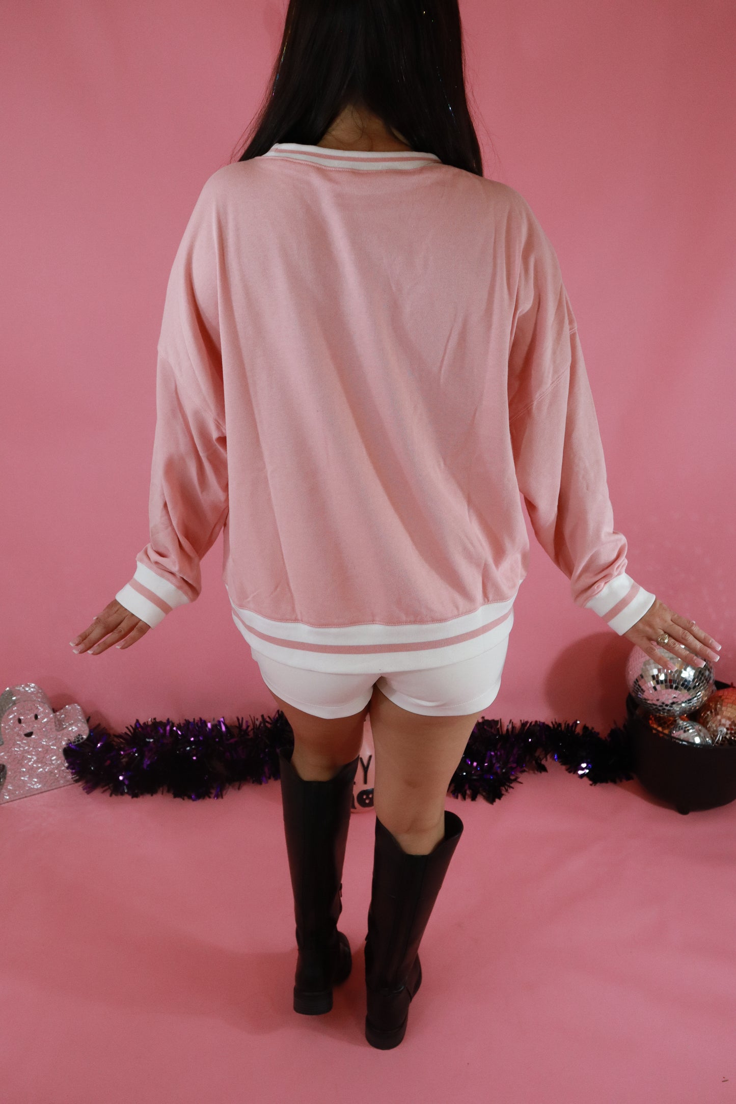 Pink Ghost Sweater