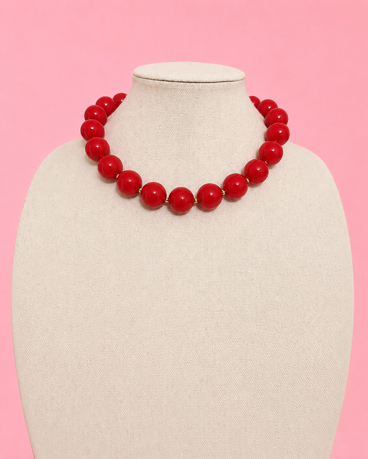 Red Bead Necklace