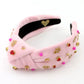 Pink Gingerbread Headband