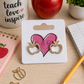 Rhinestone Apple Studs