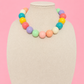 Pastel Gum-ball Necklace