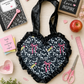 Composition Heart Tote Bag