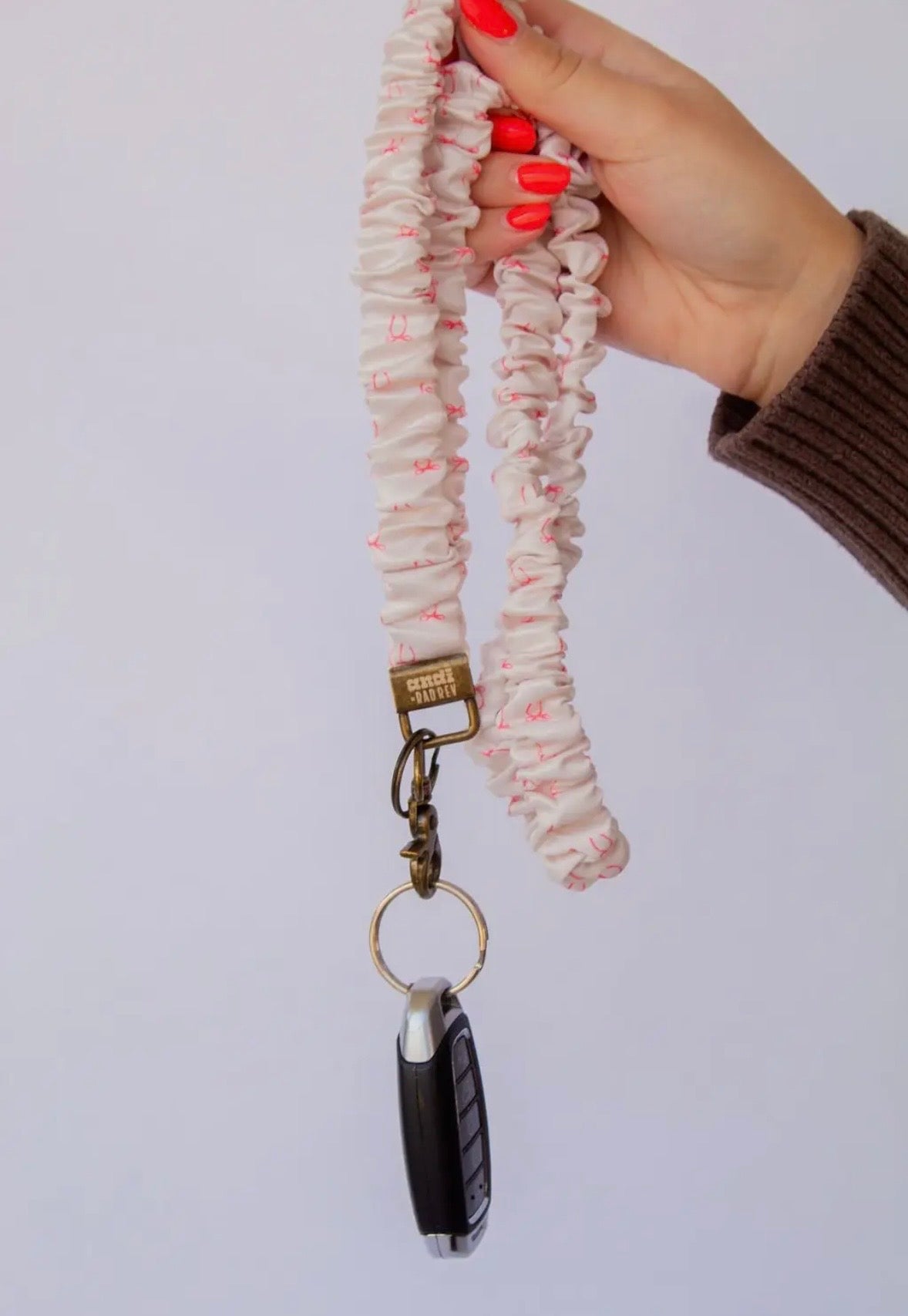 Andi x Rad Rev Pink Bow Lanyard