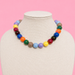 Rainbow Iridescent Bead Necklace