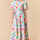 Multi Colored Checkered Dress