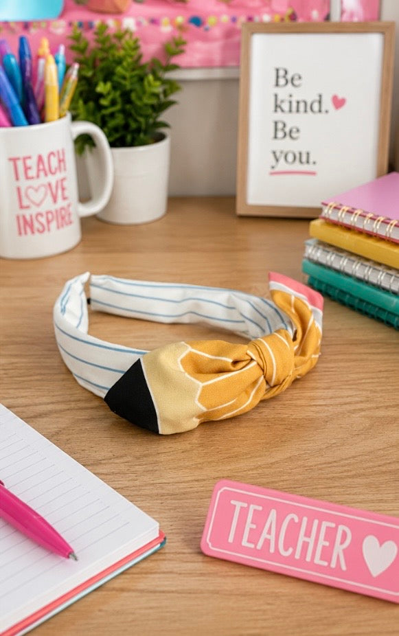 Pencil Bow Headband