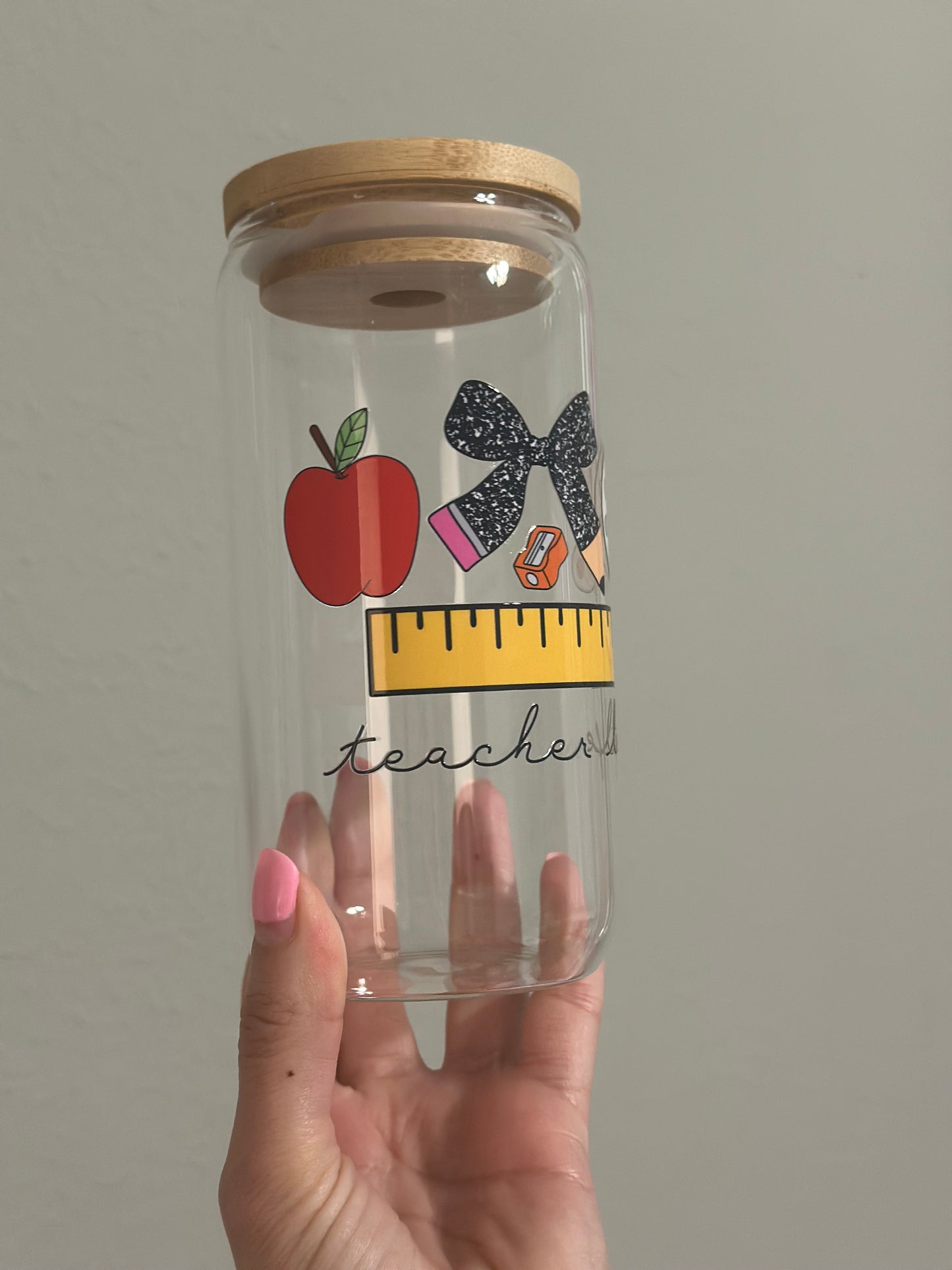 Teacher Life Libby Glass Cup