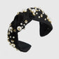 Black Pearl Jeweled Headband