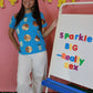 Sequin Milk & Cookies Top