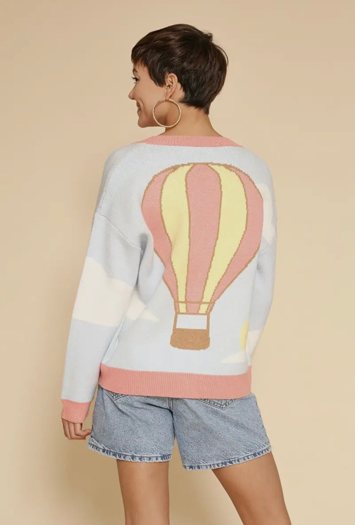 Hot Air Balloon Cardigan