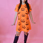 Sequin Pumpkin Faces Dress