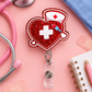 First Aid Heart Badge Reel