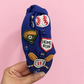 Baseball Themed Beaded Headband
