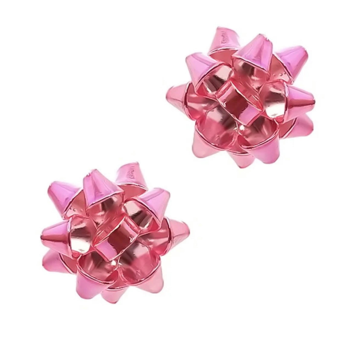 Christmas Gift Bow Stud Earrings