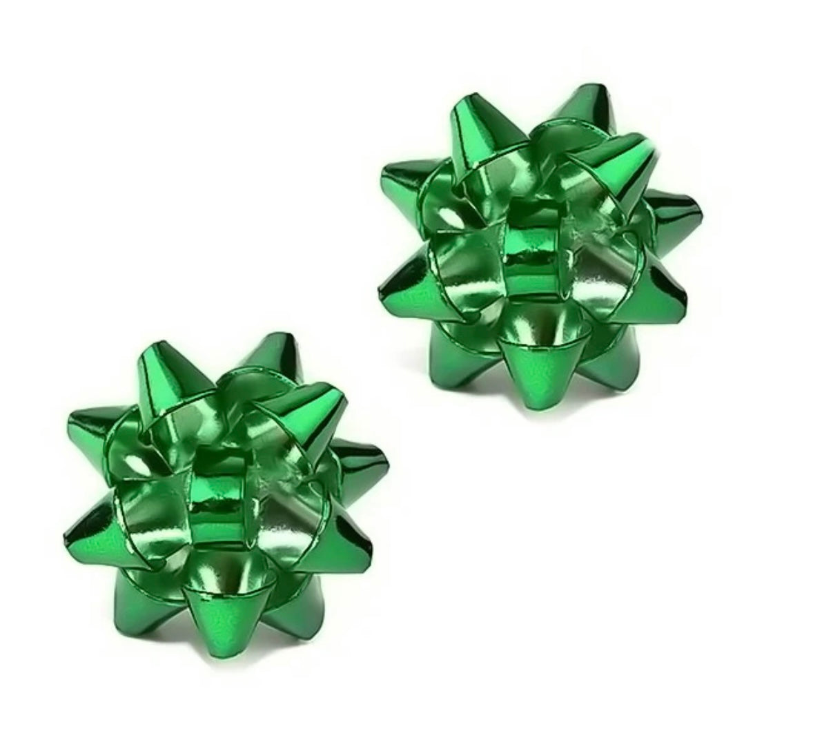 Christmas Gift Bow Stud Earrings