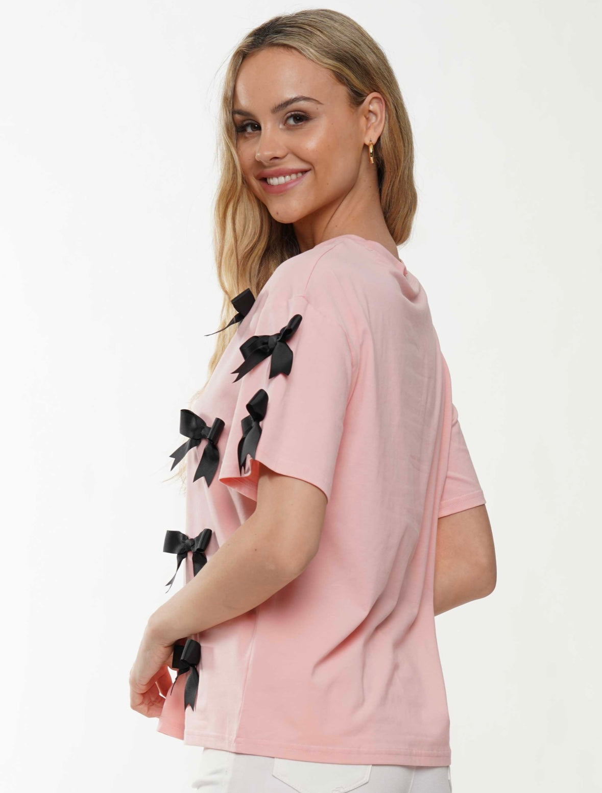 Pink Ribbon Bow Shirt