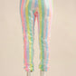Sequin Striped Joggers