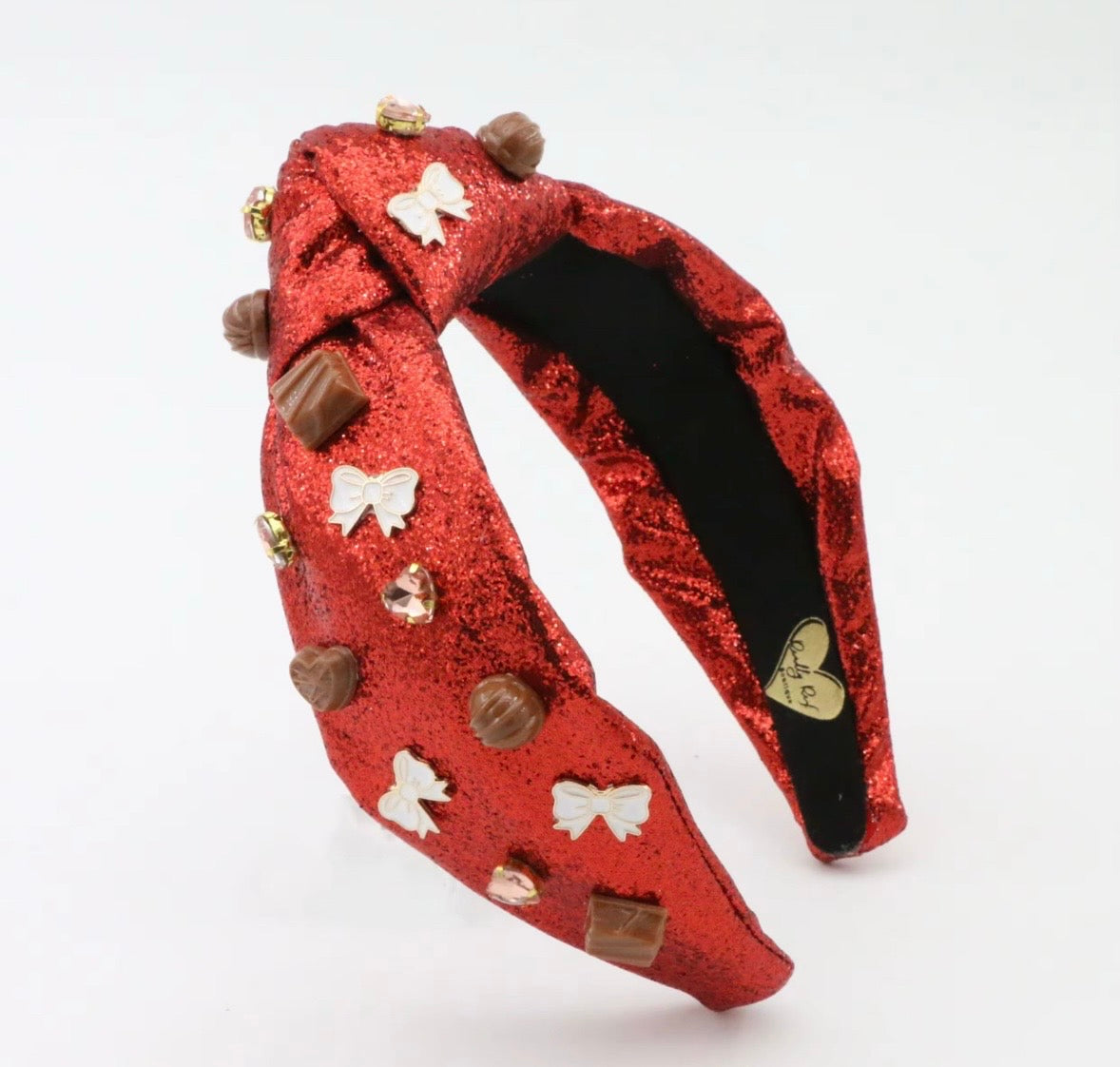 Glitter Valentine Chocolate Headband
