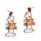 1st Grade Teacher Earrings