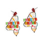 4th Grade Teacher Earrings