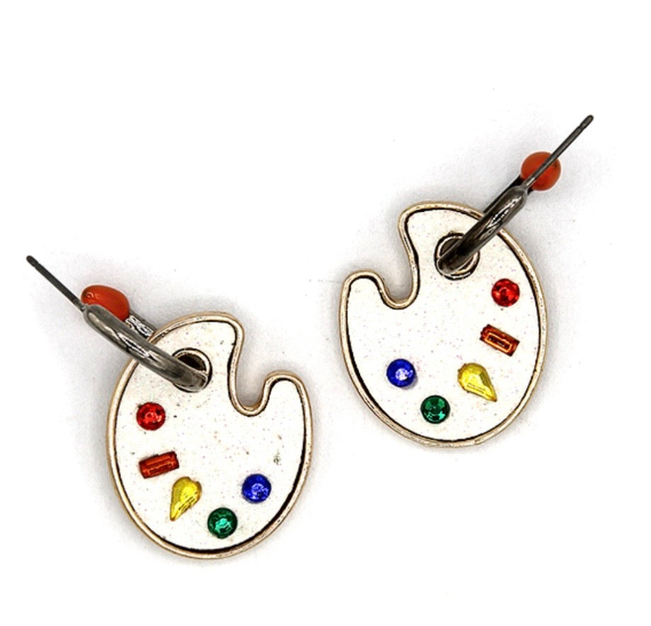 Paint Palette Earrings