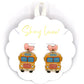 Pink Croquette School Bus Earrings