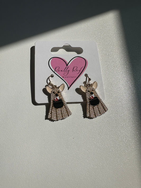Ghost Dog Earrings