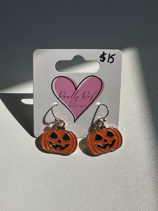 Jack-O-Lantern Earrings