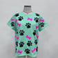 PREORDER Sequin Dog Paw Top