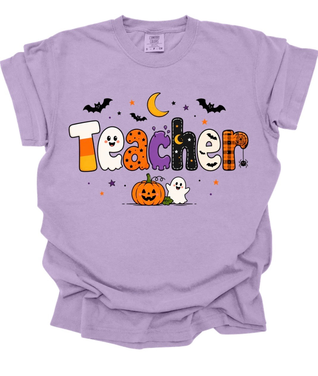 Halloween Themed Teacher Tee