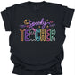 Neon Spooky Teacher Tee
