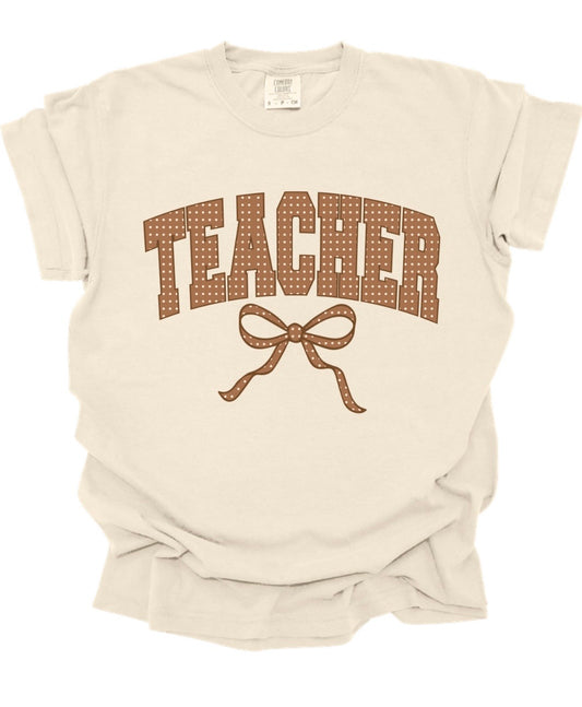 Polka Dot Teacher Tee