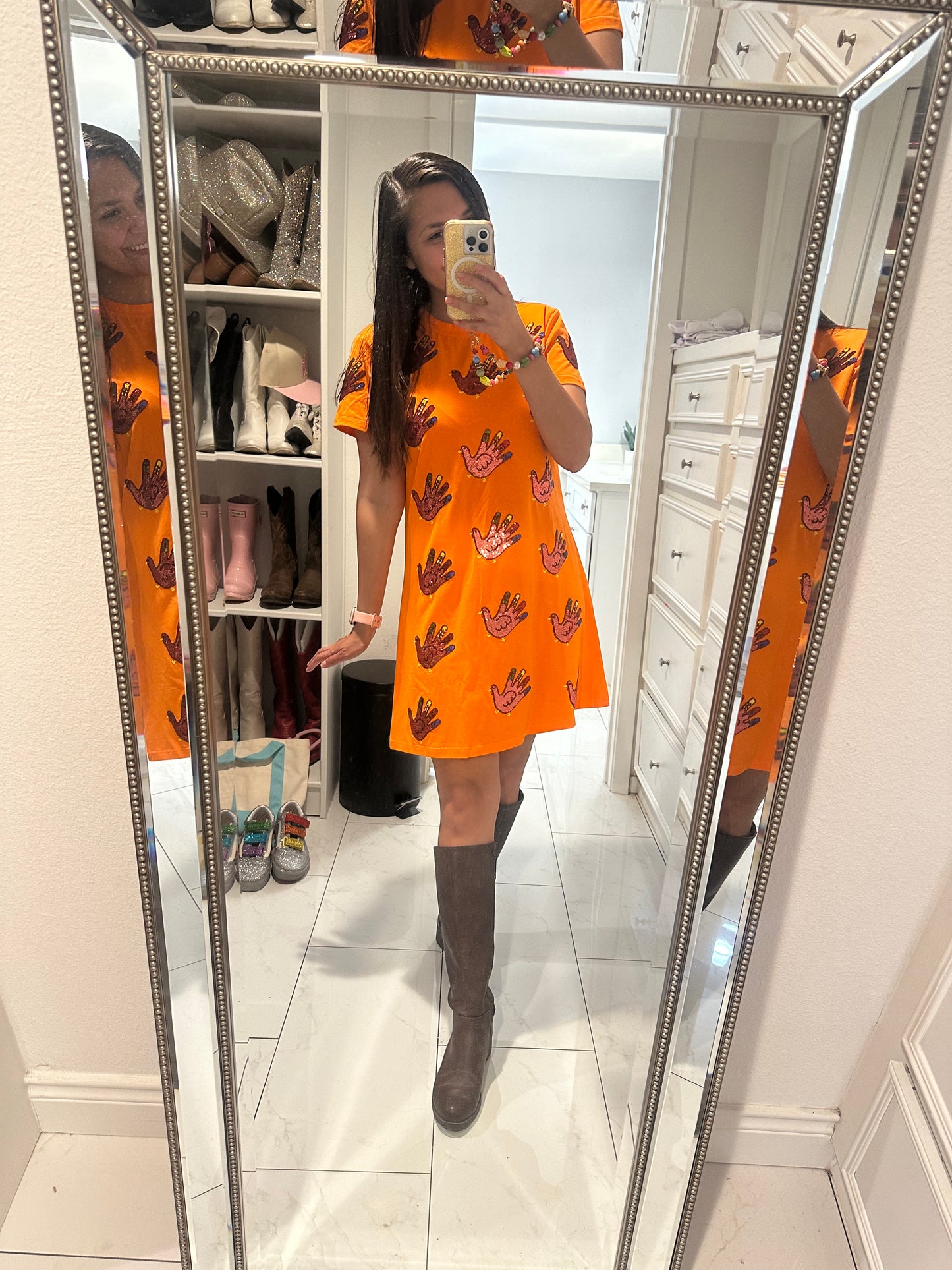 *Preorder* Turkey Handprint Dress