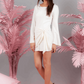 Off White Linen Beach Dress