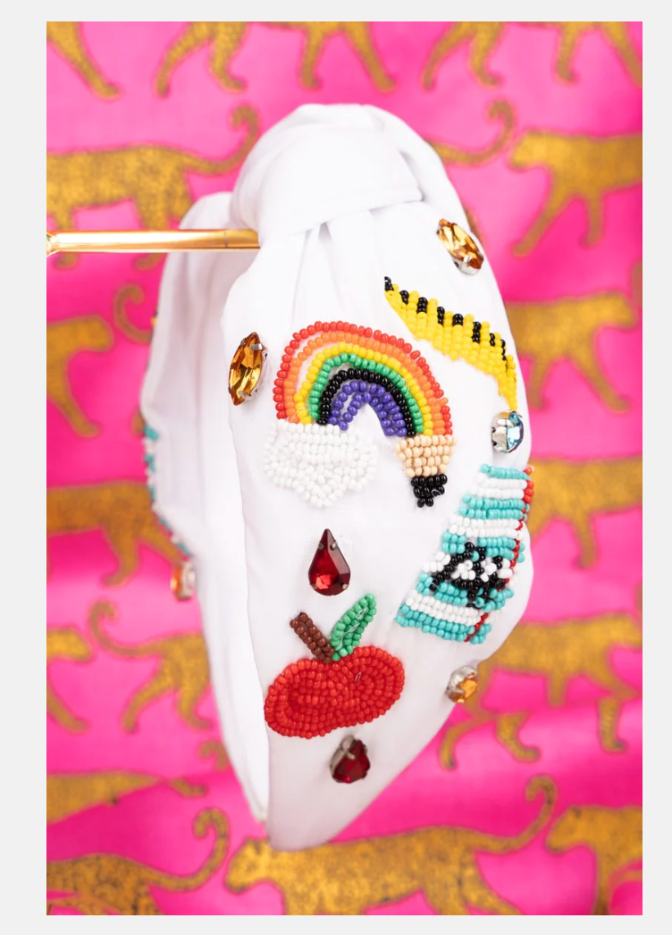 Teacher Supply Beaded Headband
